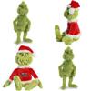 Grinch Christmas Chefs Dress Up Plush Toys Stuffed Dolls Kids Gift Soft Cuddly