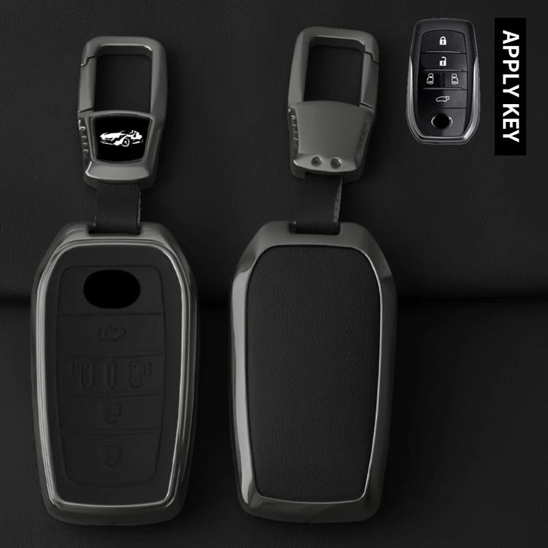 

Interior Mouldings Metal Car Key Shell Case Cover For Alphard Vellfire ISIS Noah PREVIA ACR50 Toyota Esquire Harrier ESTIMA Keyc