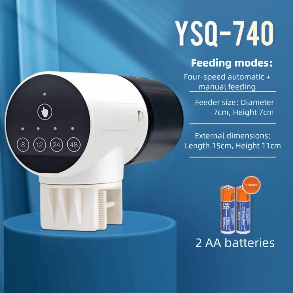 200ml Large Capacity Food Feeding Timer Auto Fish Food Dispenser  Turtle Betta Koi