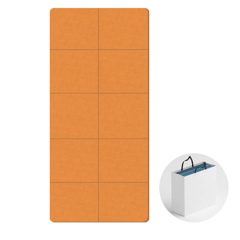 Tappetino da Yoga Pieghevole Antiscivolo Portatile Insonorizzato Inodore e Set con Corda per Saltare