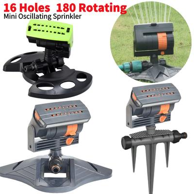 Large Coverage Lawn Sprinkler Adjustable Irrigation Watering System 16 Holes Rotating Lawn Sprinkler for Outdoor Yard Garden