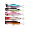 13cm 43g Sea Fishing Wave Crawler Lure with Reinforced Hooks and Polished Laser-Stamped Body, In Exquisite Packaging
