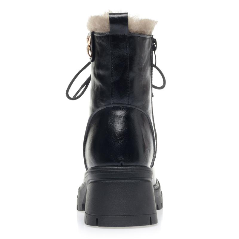 Fashion AIYUQI Women's Ankle Boots 2025 New Non-slip Warm Female Winter Shoes Genuine Leather Platform Snow Boots For Women