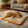 Breathable Pet Cooling Mat Fish Shaped Pillow Cat Sleeping Pad Comfortable Dog Floor Mat  Crate Mat