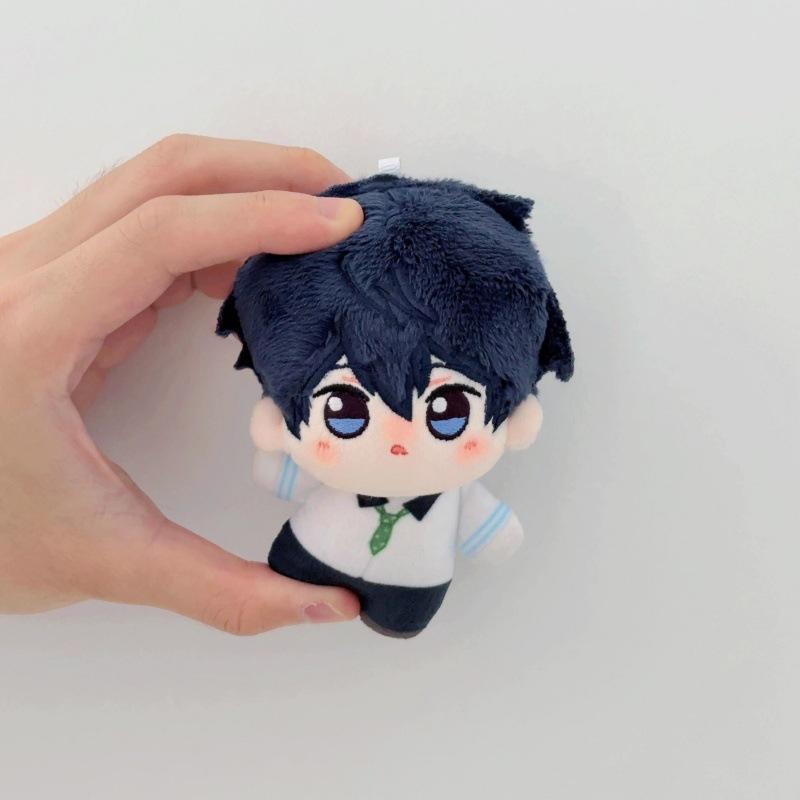 New Free Iwatobi Swim Club 10Cm Cotton Plush Keychains Anime Character Stuffed Dolls Soft Mini Bag Pendants For Anime Fans Gifts