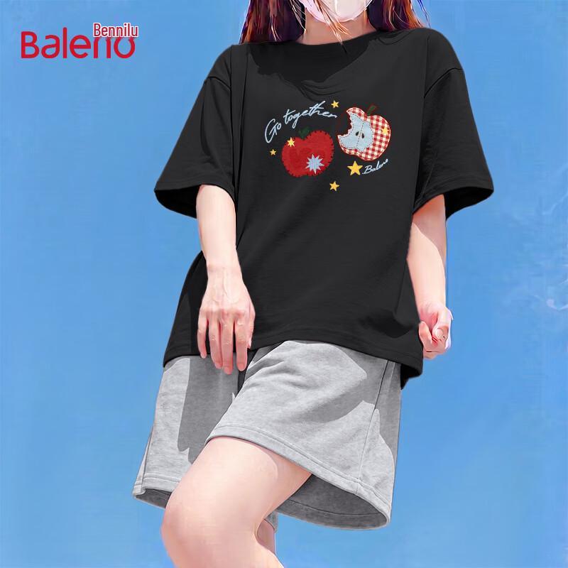 Baleno Women s Short Sleeve & Shorts Cotton Casual Set XL