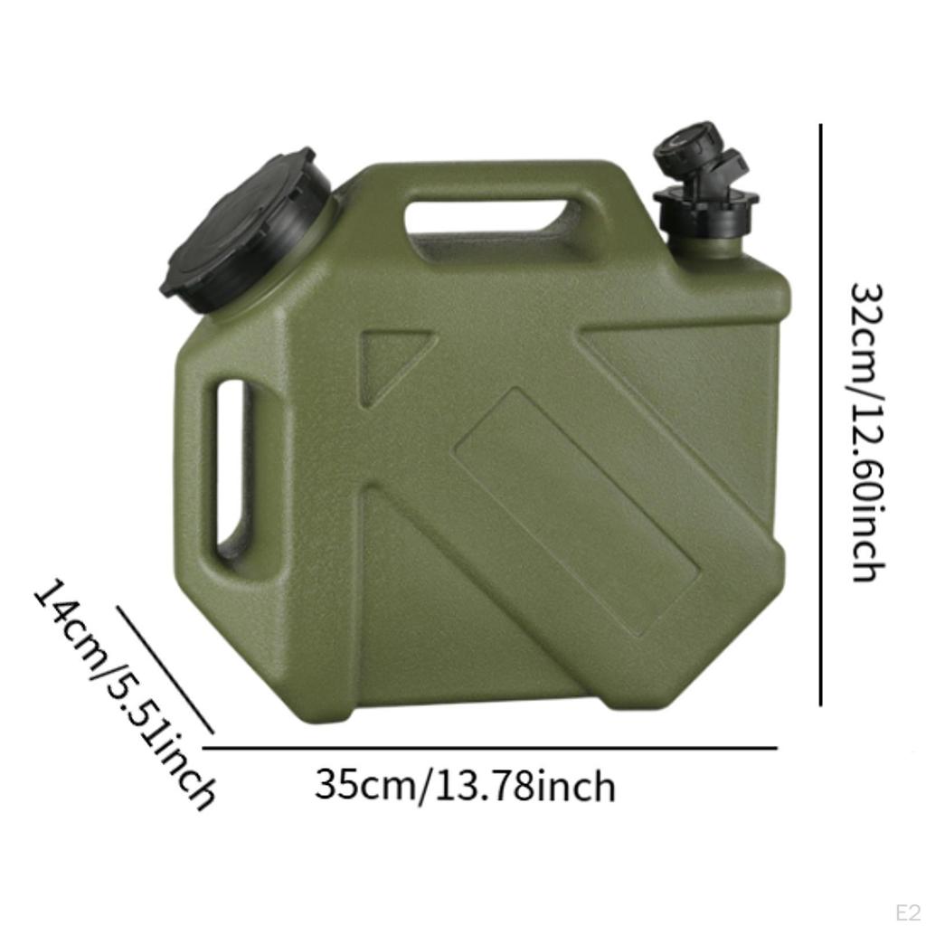 Recipient de apă de 10 L Găleată de exterior cu robinet de capacitate mare, fără scurgeri, ulcior