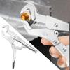 Vice Grips Pliers Set, Curved Jaw Locking Pliers, Adjustable Solid Pipe Clip Repair Welding Pliers, Fast Release Needle Nose Vice Grips, C-clamp Ice