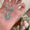 Sparkling Crystal Drop Earrings With Elegant Fringe Beads Dangle Hanging Earrings Fashion Statement Party Jewewlry Gifts
