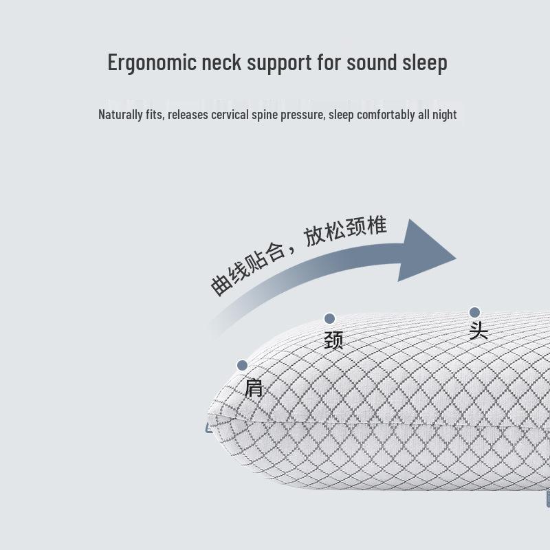 Bamboo Charcoal Memory Foam Pillow for Cervical Support and Health