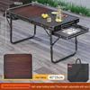 Jundingying Outdoor Adjustable Folding Grill Table