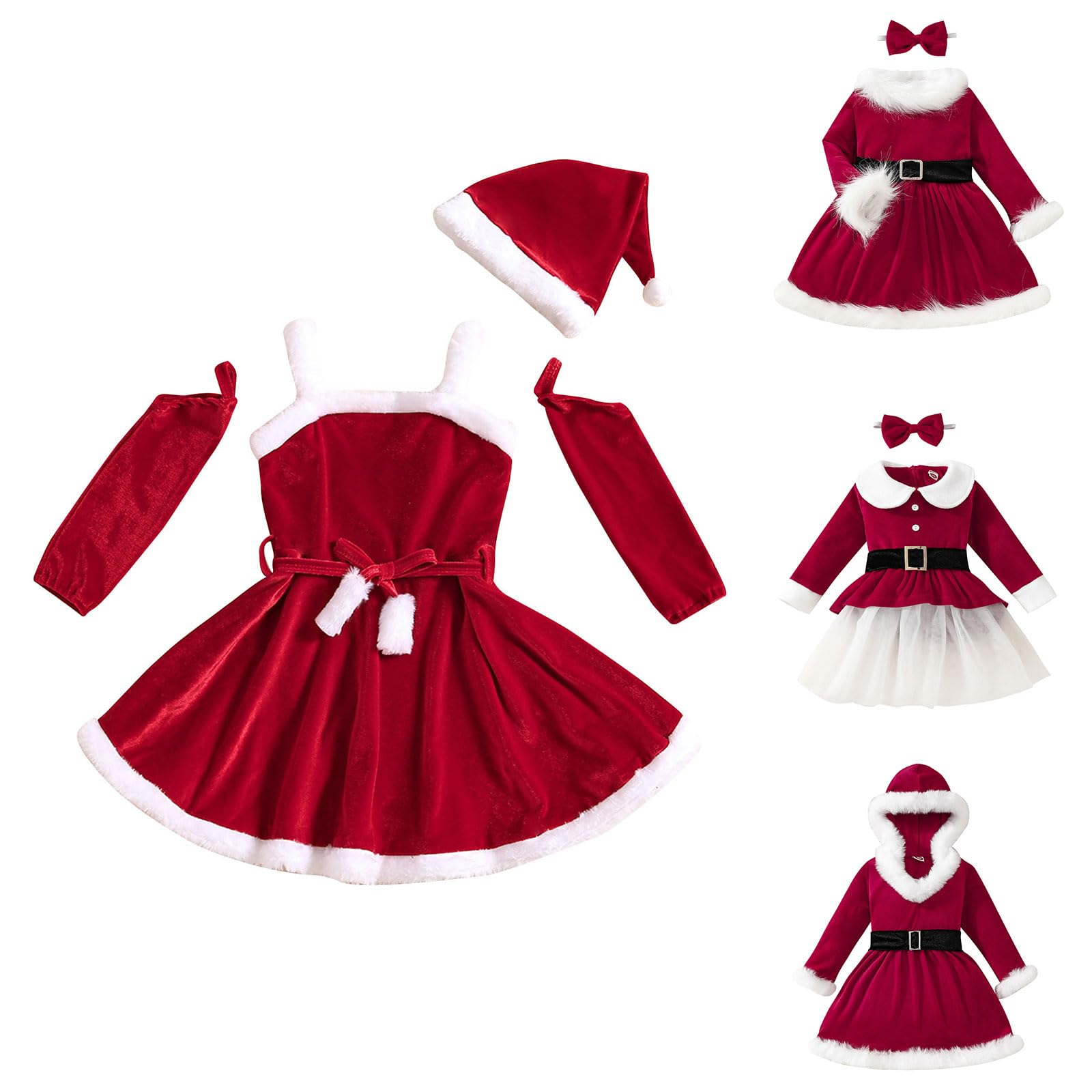 

Платье Санты для косплея Санты Санта Нарядное Святое Школьное Подарок [IOZO] Дети, Девочки, 80см, 90см, 100см, 110см, 120см, 130см, Детский Клаус,