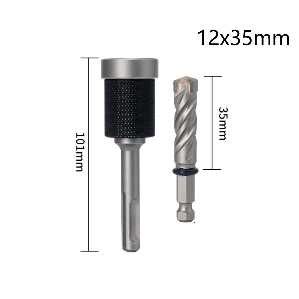 

1/6pcs Round SDS Shank Split-type Limiting Hammer Drill Bit Quick Change For Drilling Cement Walls Drilling Power Tool Accessory