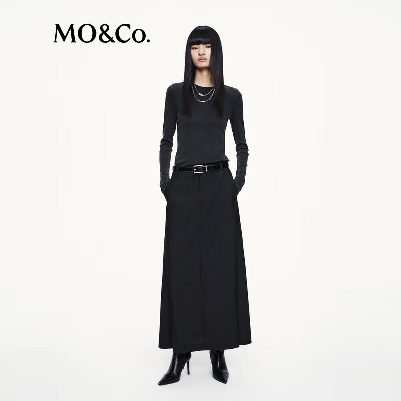 MO&Co. Women s Letter Print Slim Fit Tee S