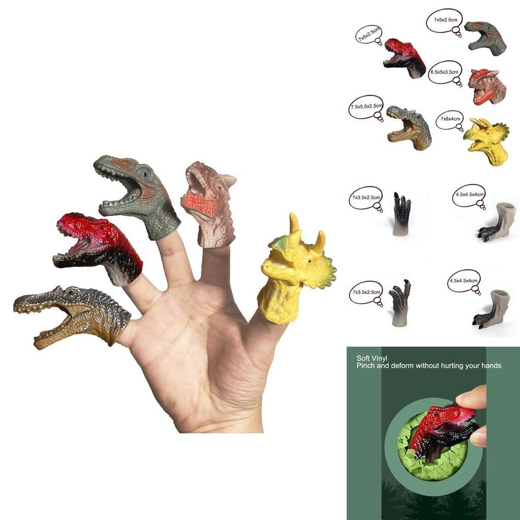Dinosaur Finger Puppet Toy Set For Kids Fun And Educational Learning Tools For Children