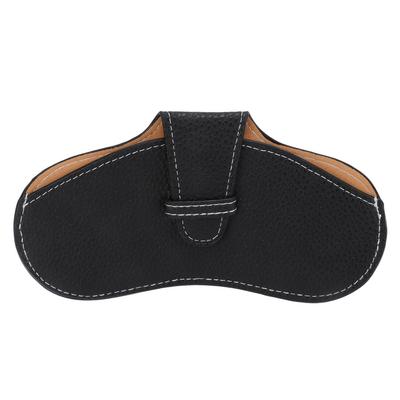 Leather Sunglasses Case Portable PU Leather Eyeglass Case Leather Wear Resistant Simple Eyeglass