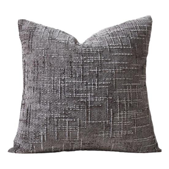 Textured Pillow Cover 18" x 18" Solid Color Throw Pillow Cover Decorative Pillow Case with Hidden Zipper for Couch Sofa Car Travel