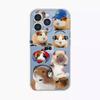 Fashion Simple INS Cute C-Guinea Pig Phone Case for iPhone 16 Pro 15 14 13 12 11 Promax Plus High-end TPU Transparent Soft Cover