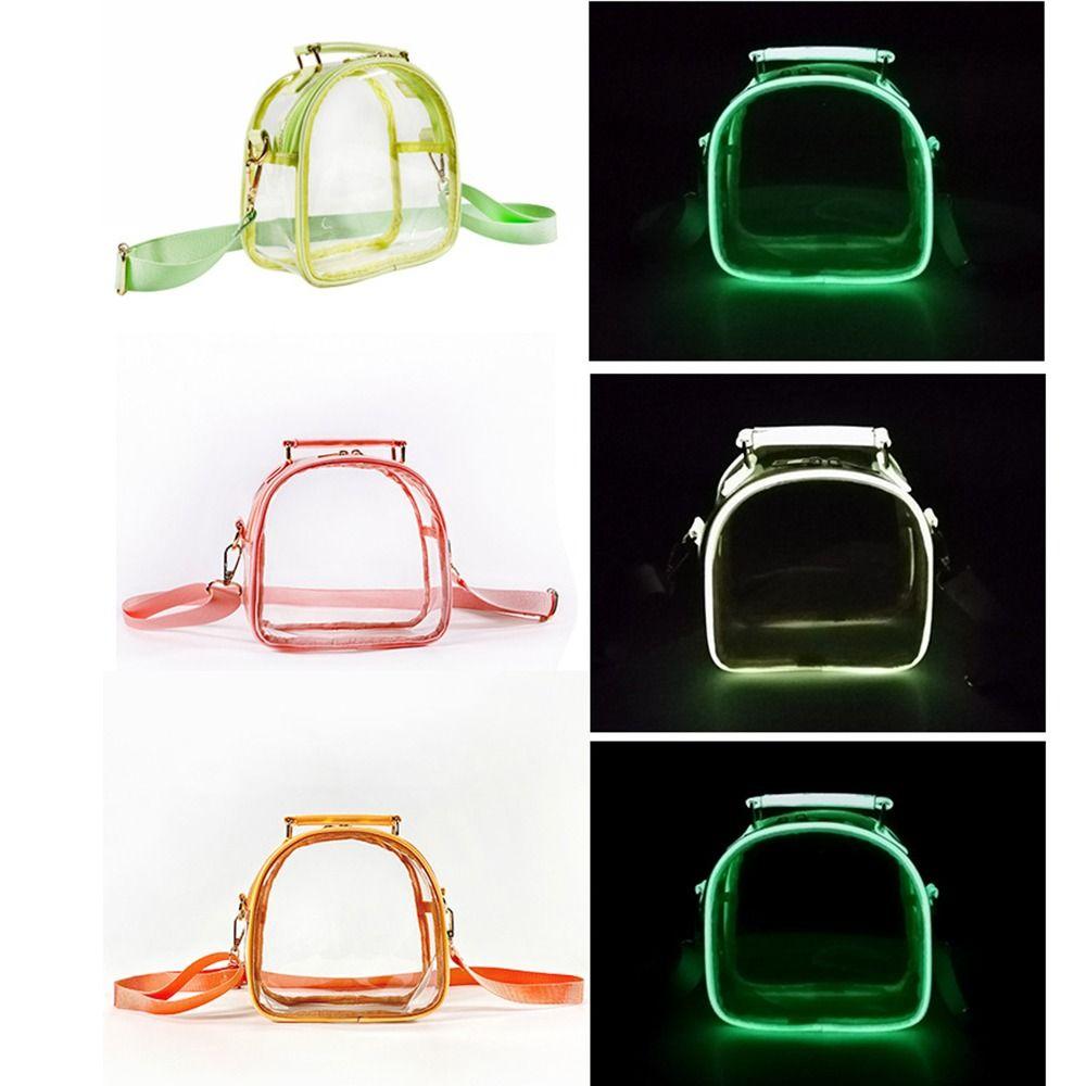 

Waterproof Clear Tote Bag Large Capacity Women Shoulder Bag Commuting зелений