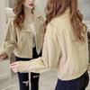 Trendy Loose Short Women's Jacket - Spring & Autumn European Style Long Sleeve Petite Fit 2025