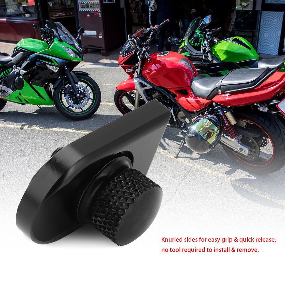 Aluminum Motorcycle Seat Bolt Tab Screw Mount Knob Cover for 96 17