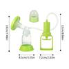 Travel Friendly Manual Breast Pump Comfortable and Safe Hand Pulled Breast Pump Strong Suction for Breastfeeding