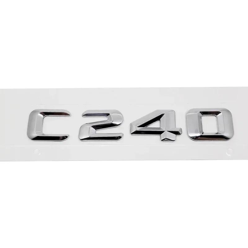3D Body Letter Stickers Rear Badge for Mercedes Benz C240 C250 C260 C280 C300 C320 C350 C400 C500 C Class Exterior Accessories