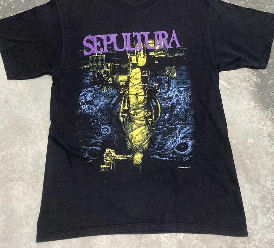 Sepultura Chaos A.D  Унисекс Футболка Все Размеры от S до 5XL RI_046 Унисекс Футболка S