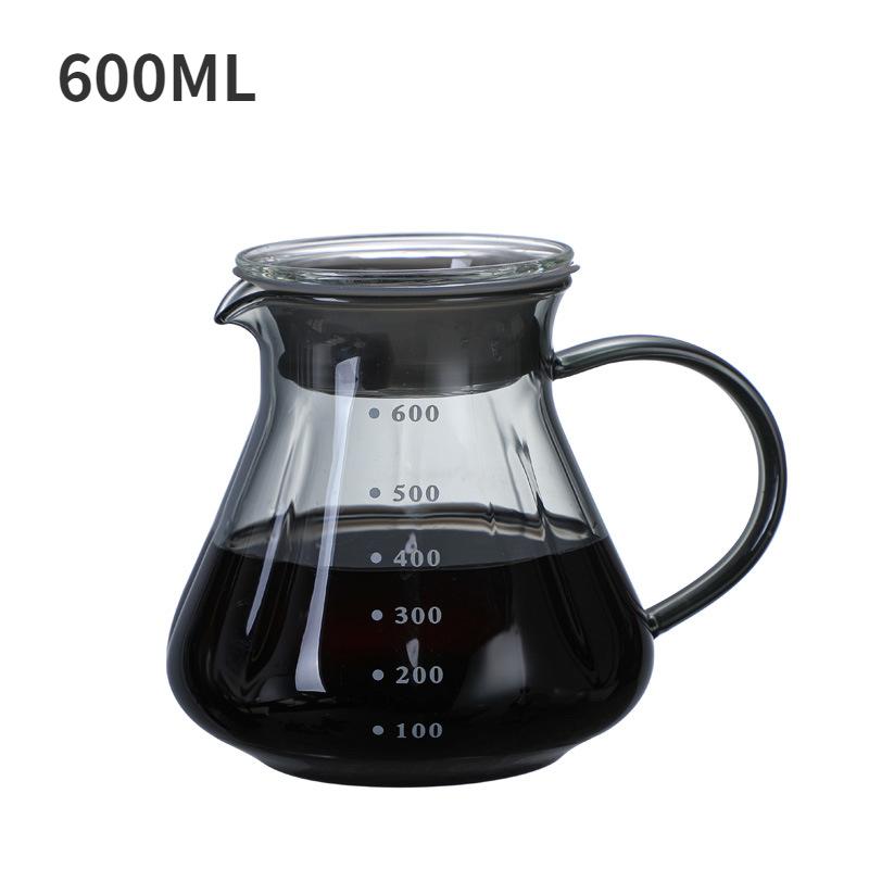 

Набор для приготовления кофе вручную, 600 мл. Бытовой набор из нескольких предметов, включая кофейную бумагу, ложку, деревянную переносную кофемолку и другие наборы 600ML