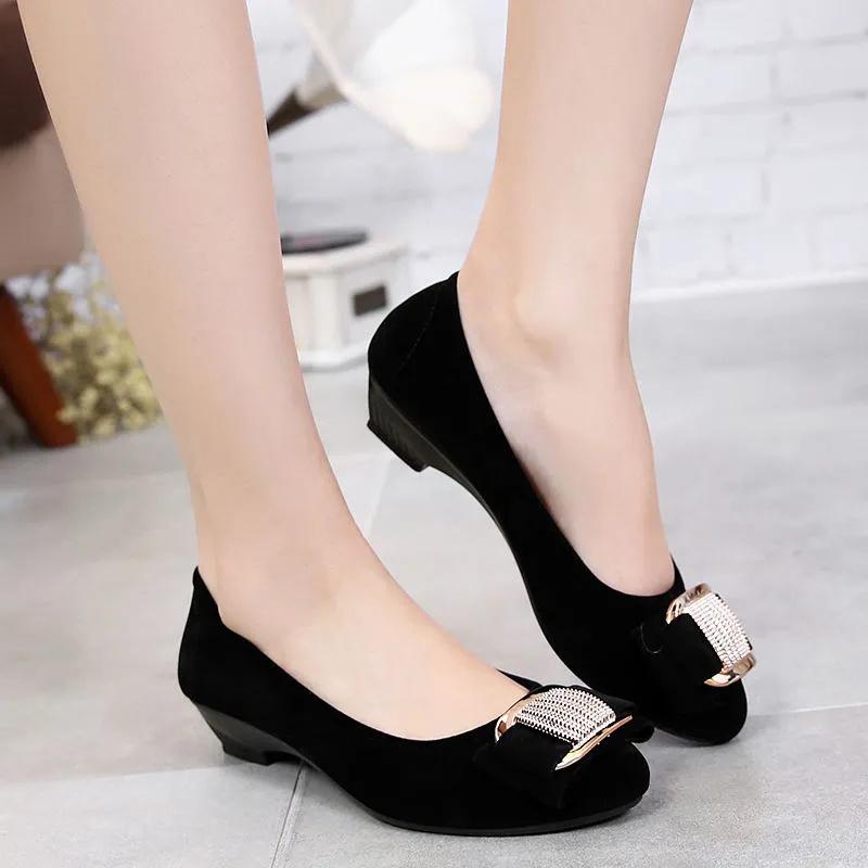 Sapatos Femininas Women Cute Sweet Light Weight Round Toe Spring Slip On Anti Skid Flat Shoes Lady Cool Comfort Loafers Ba335