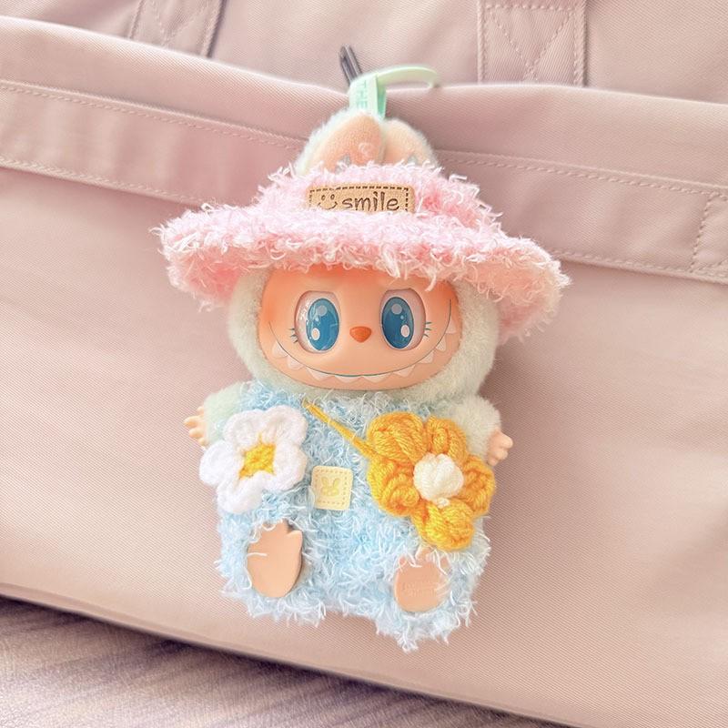 Labubu Doll Clothes Fashion Animal Set for Labubu Idol V1 V2 Dolls Clothing Accessories 15/17cm Plush Doll Universal