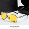 Men's Dual-Use Color-Changing Polarized Sunglasses for Day/Night: Anti-Glare, HD Vision for Driving & Fishing