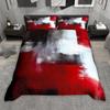 Homewish Watercolor Ombre Aesthetic Duvet Cover Set 2pcs/3pcs, Graffiti Oil Painting Bedding Set, Modern Gradient Bed Set