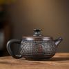 Purple Pottery Vintage Teapot Ceramic Carve Kung Fu Teapot Single Teapot Pu'er Tea Making Device Tea Sets Chinese Tea Pot