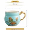 Auratic Madam Porcelain West Lake Blue Teacup with Gift Box