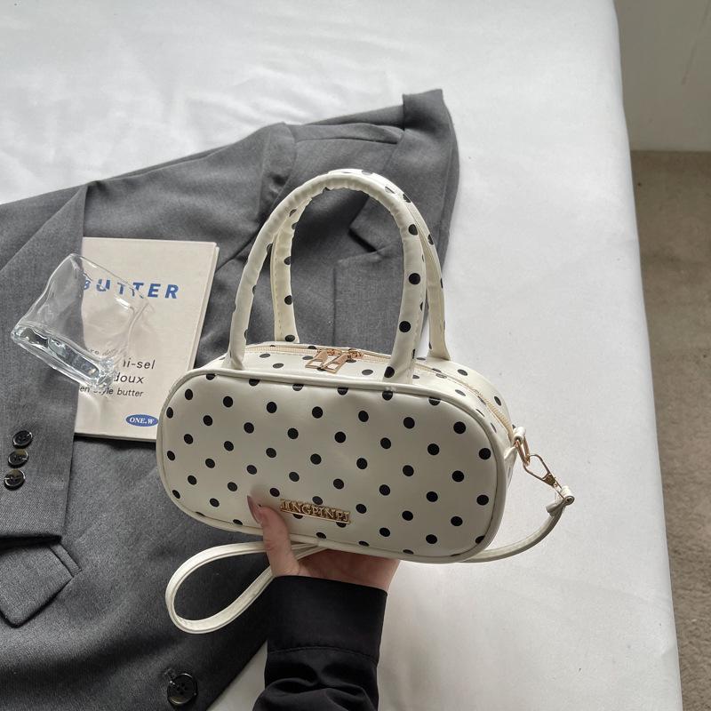 2026 Fashionable Polka Dot Versatile Crossbody & Shoulder Handheld Bag for Women