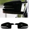 2PCS Sticking Carbon Fiber Pattern Rearview Side Mirror Cover Caps for Mercedes Benz W176 W246 W204 W212 W221 C117 X204 X156