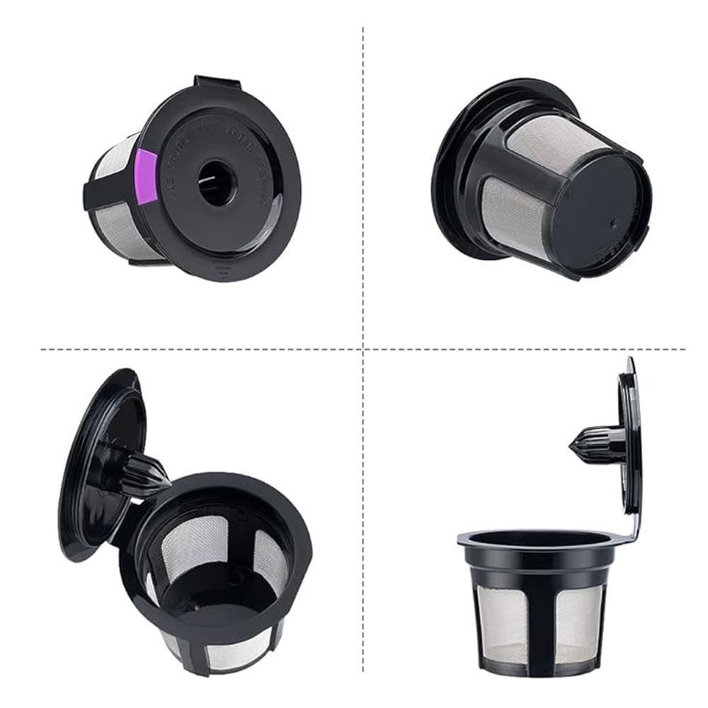 Reusable K Cups 6 Pack Coffee Filters Food Grade Stainless Steel Mesh Eco-Friendly Coffee Pods For Keurig 1.0 and 2.0 Brewers