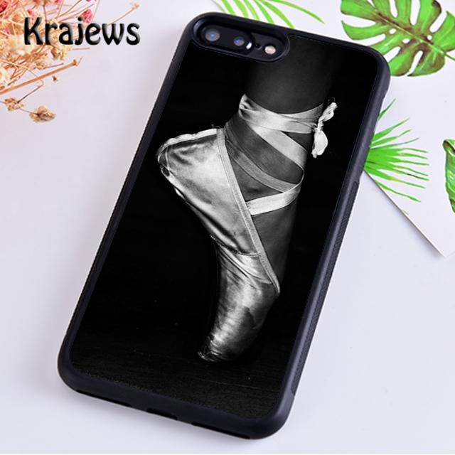 Krajews Balerínky Baletní Boty Tančící Dívka Pouzdro na Telefon Pro iPhone 14 5s 6s 7 8 plus X XR XS 11 12 13 pro max Samsung S21 S22 ultra