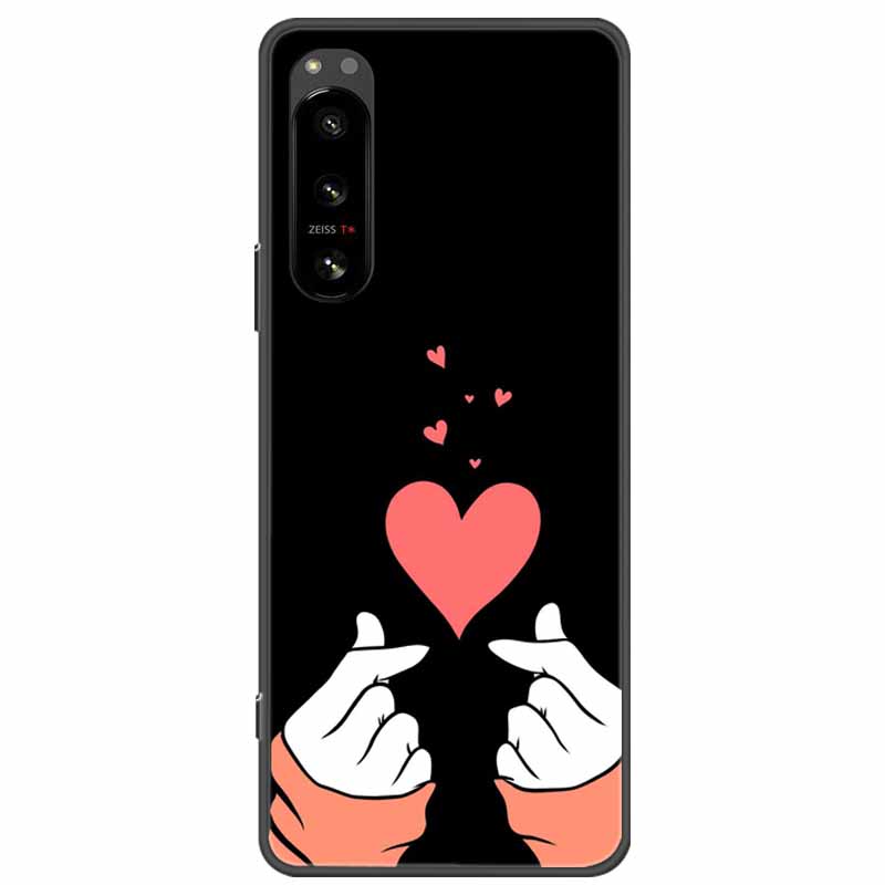 Pro Sony Xperia 5 / 5 II / 5 III Pouzdro TPU Měkký Silikon Nárazuvzdorná Pouzdra pro Sony Xperia 5 III Kryt Telefonu 5II 5III Vlk Lvi