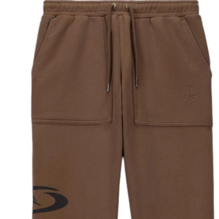 Air Jordan X Travis Scott Fleece Pants Palomino Men Bottoms Brown DZ5508-275