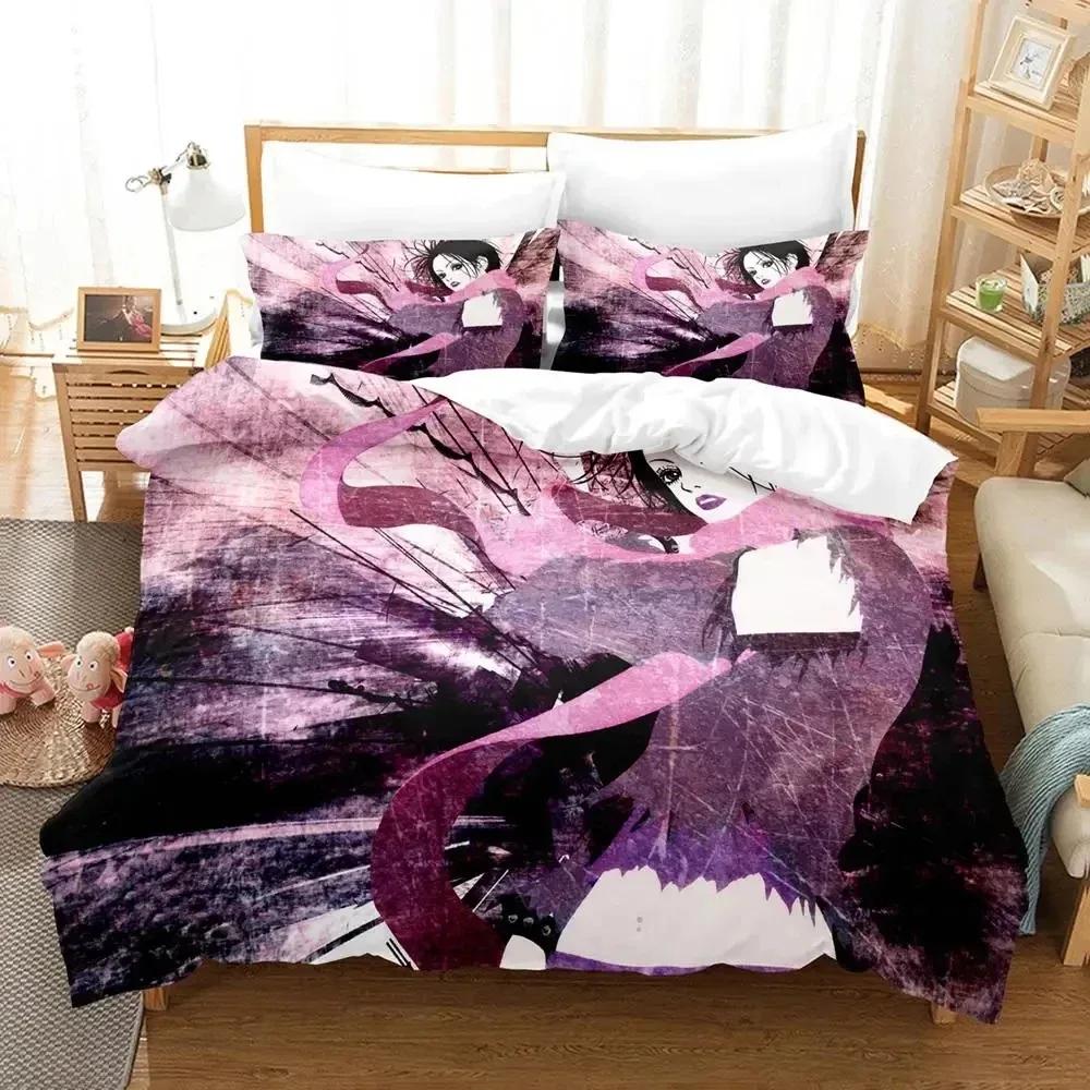 Anime Nana Bettwäsche Set Jungen Mädchen Twin Queen Size Bettbezug Kissenbezug Bett Kinder Erwachsene Mode Heimtextilien Anpassbar