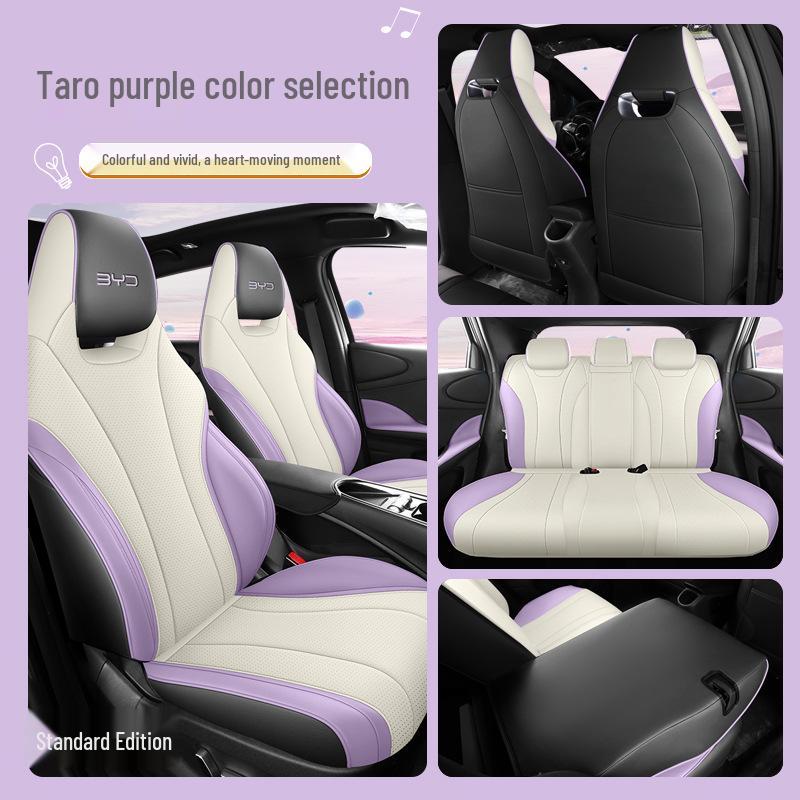 CLY Leather Seat Cushion for BYD Dolphin - Stylish, All-Season Sports Design