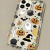 13 Halloween Pink Pumpkin Ghost Case For iPhone 16E 15 14 12 11 Pro Max XS X XR 8 7 Plus SE  Shockproof Clear TPU Bac Cover