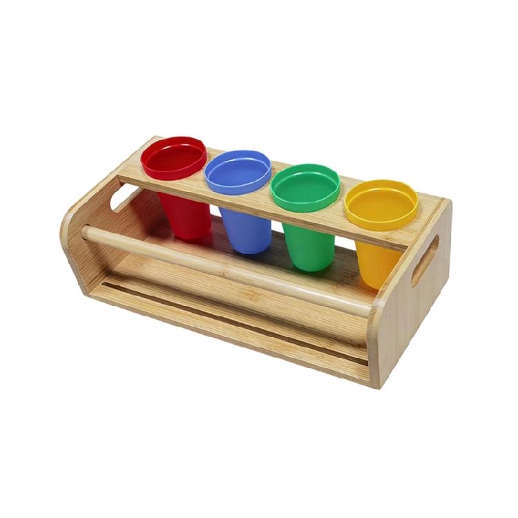 

Foldable Bamboos Drawing Easel For Toddlers And Kids Easy to Assemble Paper Roll Dispenser For Home Use