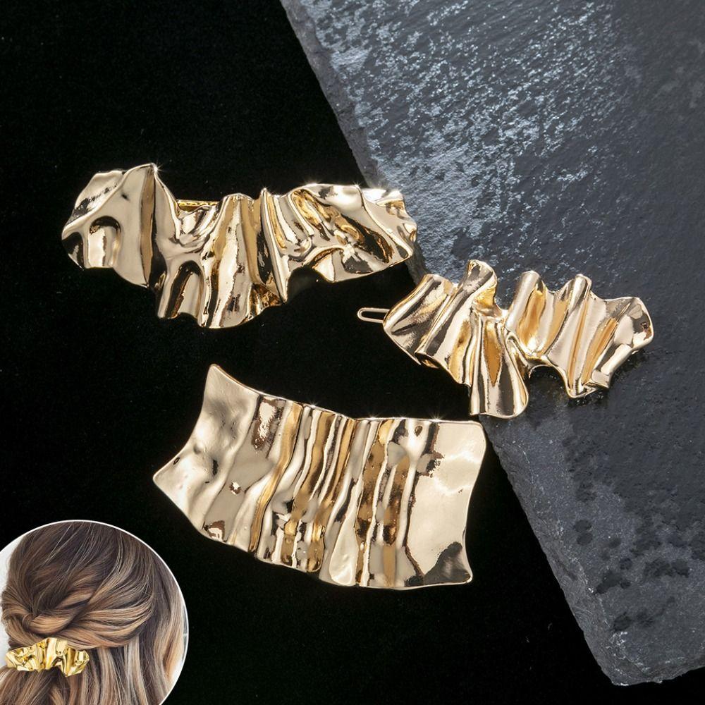 Hair Accessories Hair Barrette Gold Color Headwear New Design Hair Clip Teenage Girls