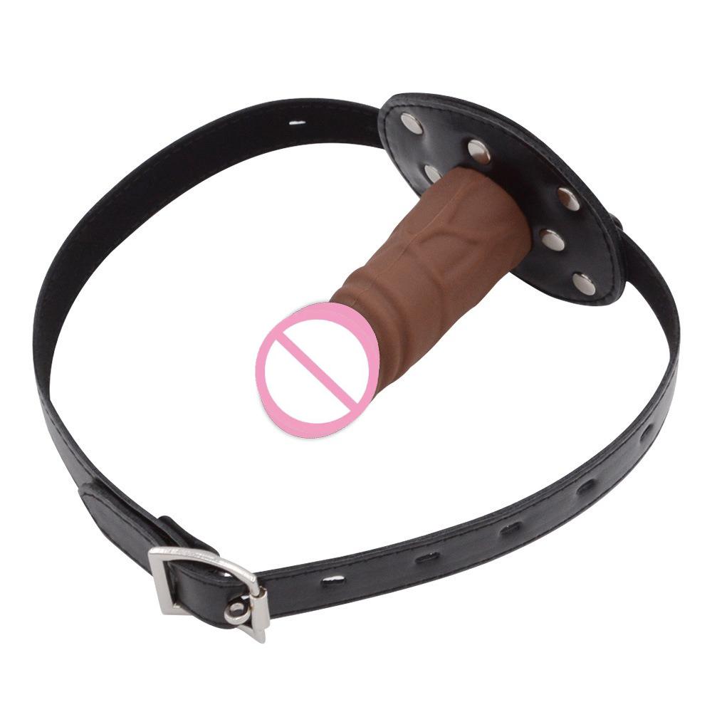 SM Props Silicone Cock Mouth Plug – Deep Throat Gag Ball for Bondage &  Play