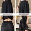 Ice Silk Wide-Leg Plus-Size Women's Summer Slimming Casual Pants