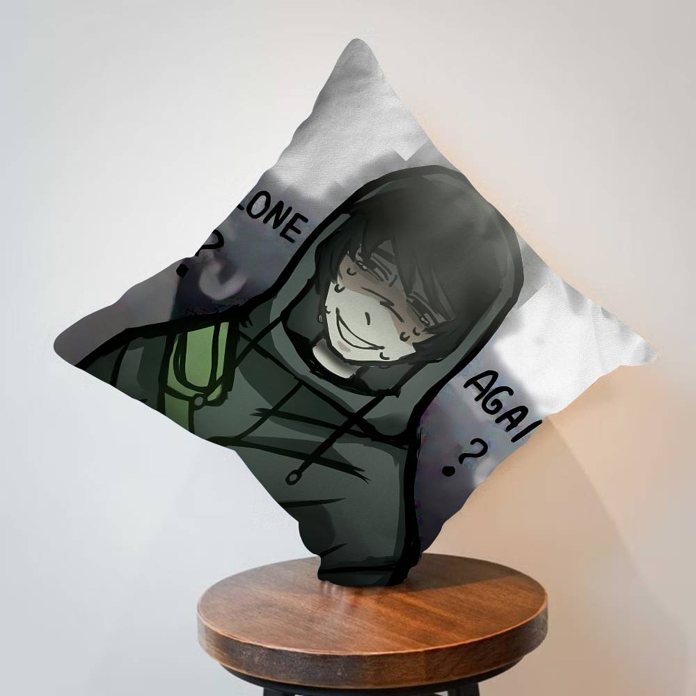 Cry of Fear Game Pillow Covers Cartoon Sofa Decorative Home Double-sided Printing Short Plush Cute Cushion Cover