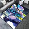 Cybernetic Future Heroine Custom Name Carpet Rug For Living Room Bedroom Home Sofa Decoration Kids Play Nonslip Floor Mat